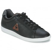 Le Coq Sportif Courtone S Noir - Chaussures Baskets Basses Homme Remise Lyon